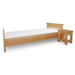 Jednolůžková postel z masivu Kornelie