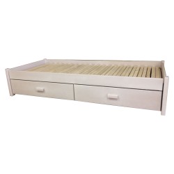 Rozkládací postel z masivu Jupiter (bez matrací)