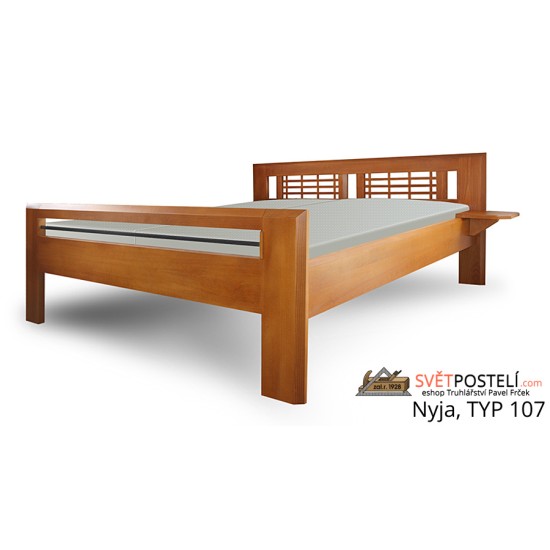 Postel z masivu Nyja, typ 107 Postel z masivu Nyja, typ 107