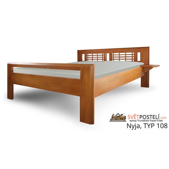 Postel z masivu Nyja, typ 108 Postel z masivu Nyja, typ 108