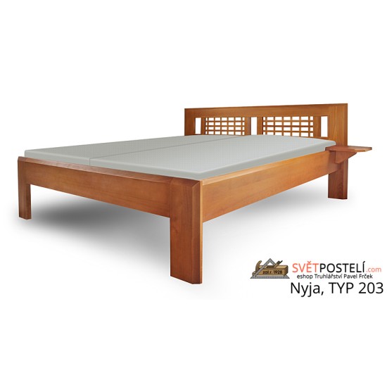 Postel z masivu Nyja, typ 203 Postel z masivu Nyja, typ 203
