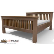 Postel z masivu Usir s vysokou bočnicí
